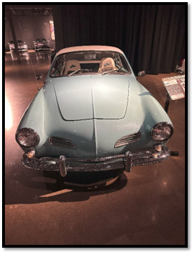 A car on display in a museum

AI-generated content may be incorrect.