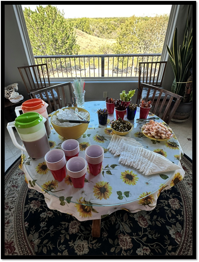 A table with food on it

AI-generated content may be incorrect.