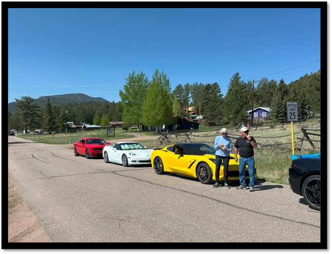 A group of people standing next to a row of cars

AI-generated content may be incorrect.